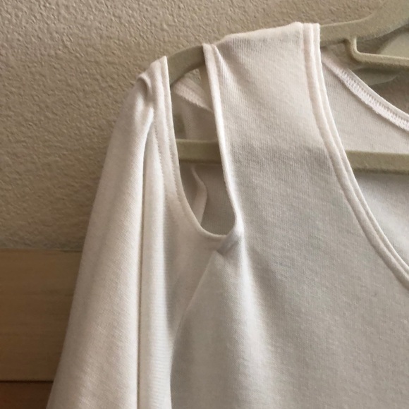 NEW Sympli size 14 white stretchy knit - top - Picture 3 of 6